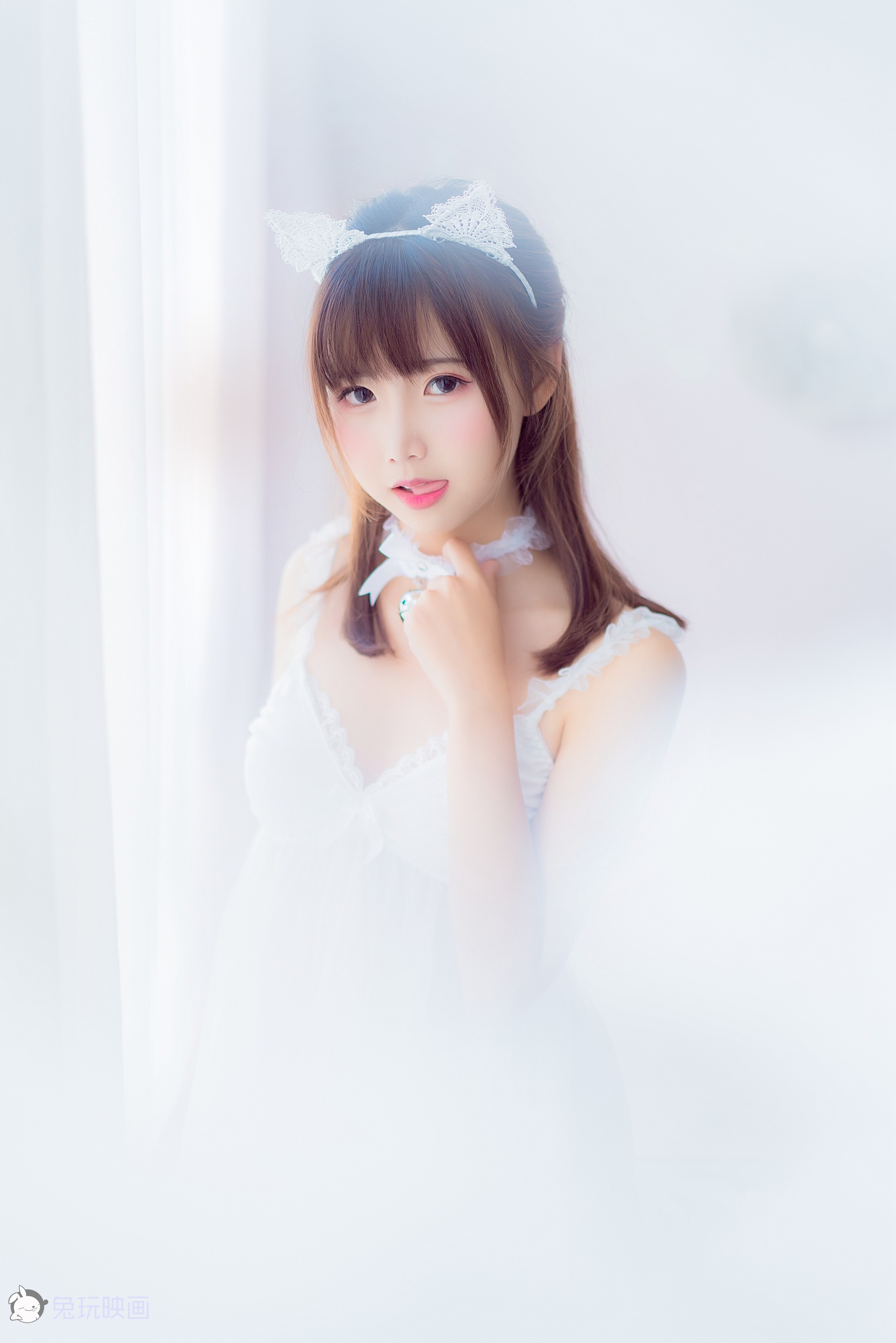 图片[1]-面饼仙儿 – NO.002 Coser面饼仙儿 吊带睡衣 [50P]-XikXak